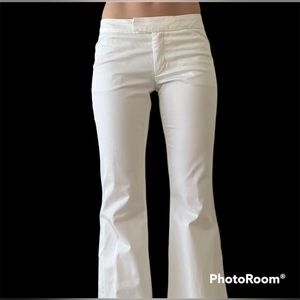 Vintage Low Rise Aritzia (Talula Babaton) White Straight Leg Pant